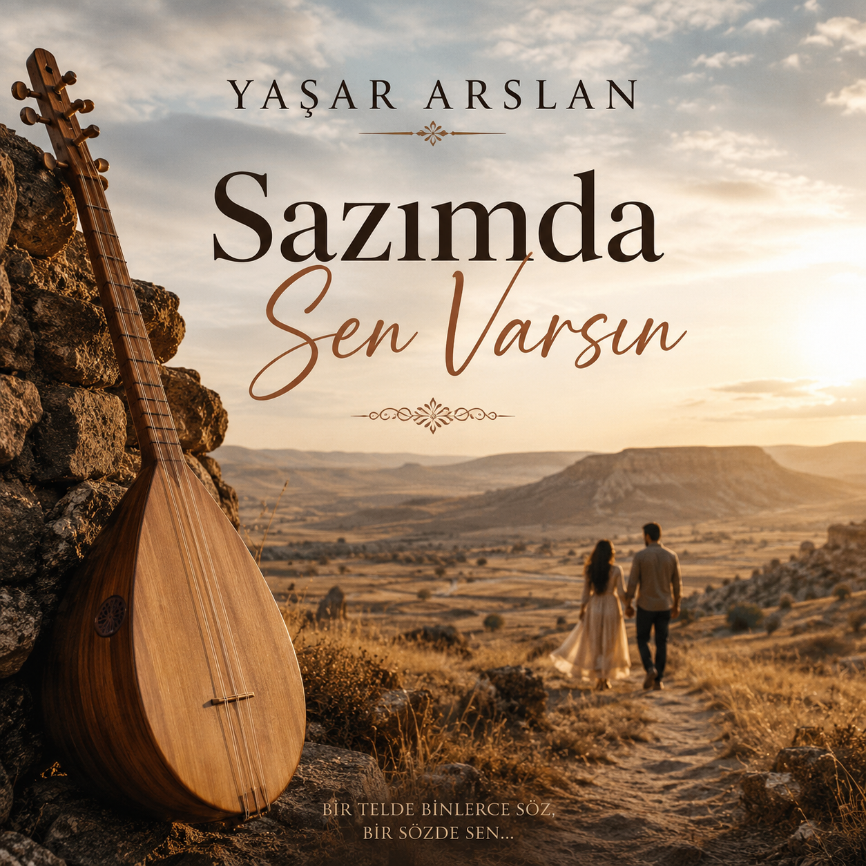 Pochette de Sazımda Sen Varsın